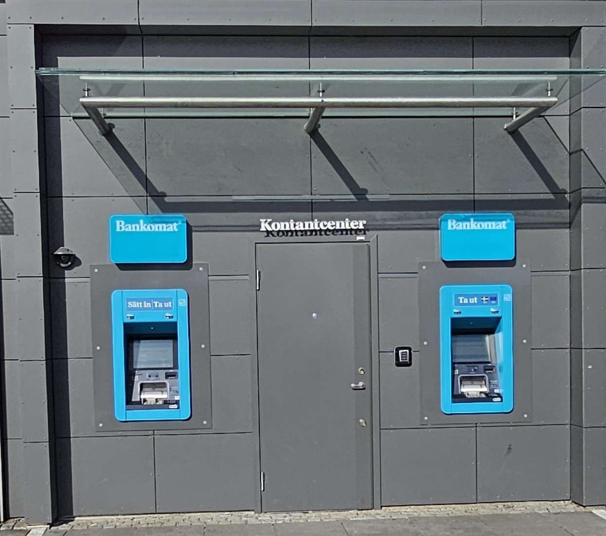 Bankomat. uttag- och insättningsautomater